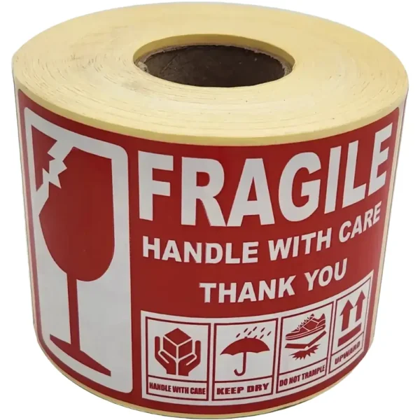 Graphite Fragile Label Fragile Label - Renpac